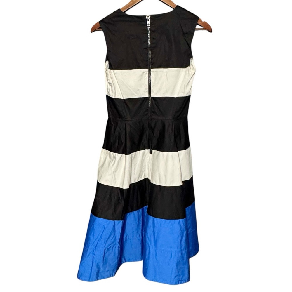 Kate Spade Black, White, and Blue Striped Dress - Picture 10 of 14